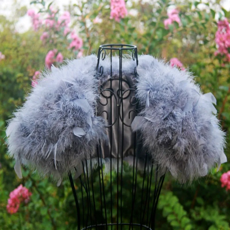Ostrich feather bolero jacket sale