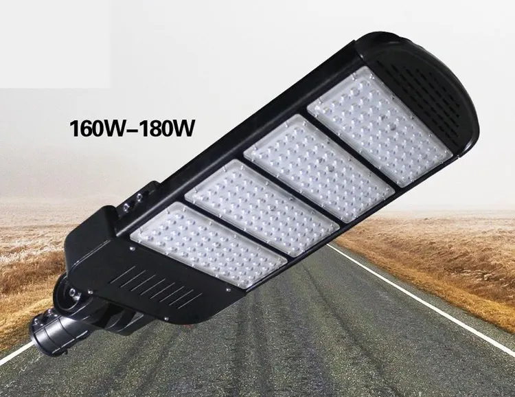 Éclairage extérieur haut pôle LED steet lumière 80W 100W 120W 150W 200W 240W éclairage routier à LED bras de sélection lumières réverbères étanche IP67 1212