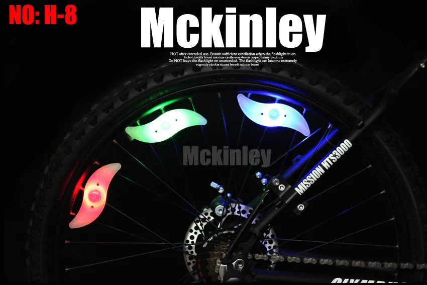 Bike Bicycle LED Wheels Spokes Lamp Wheel Lights Motorcycle Electric