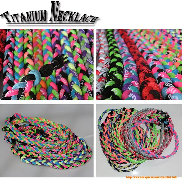 tornado titanium Choker Chinese rope necklace 3 ropes braided necklaces