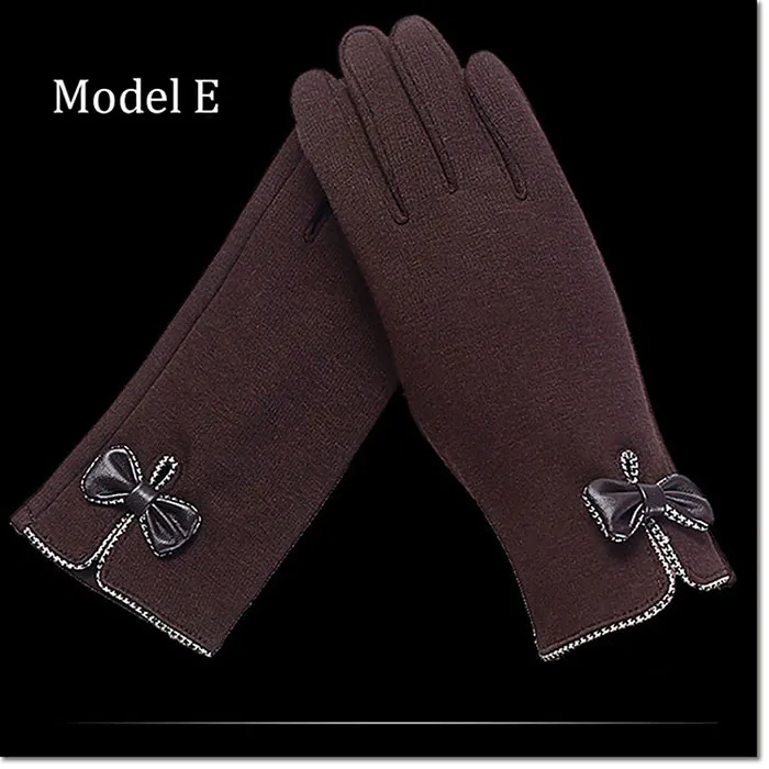Hot selling marca nova multi função luvas de inverno touch screen 5 dedos luva de beleza para fêmea com muito cores para DHL grátis