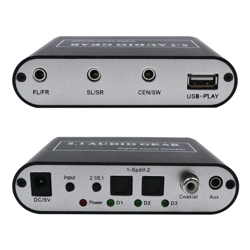 multi-channel digital audio decoder spdif coaxial