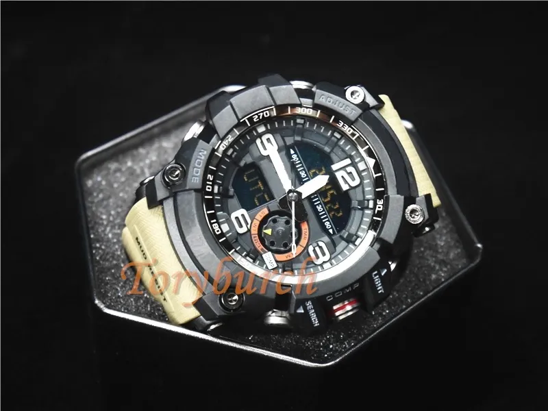 top quality relogio compass temp outdoor army men's sports watch military all functions resist water resistant wristwatch315L