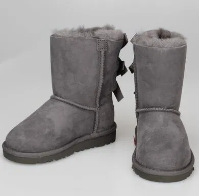뜨거운 판매 새로운 고전 디자인 032800 Bowkont Girl 여성 여성 스노우 부츠 Aus 짧은 스노우 부츠 모피 Integra Ted Heep Warm Boots 무료 배송