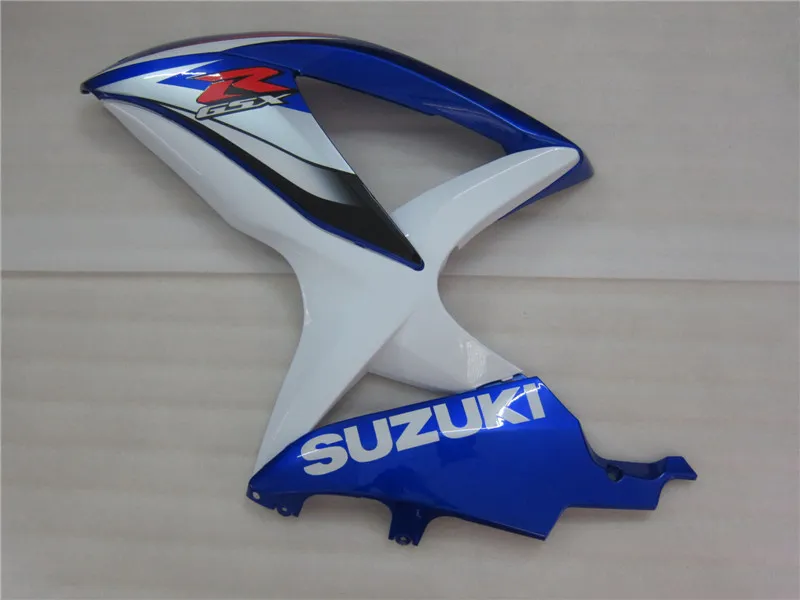 Kit de carénage sans moulage par injection pour Suzuki GSXR600 08 09 de carénages bleu blanc GSXR750 2008 2009 2010 OI08