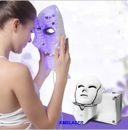 Masque facial de massage par vibration 3D 3 couleurs de lumière Photon LED masque facial électrique PDT thérapie de rajeunissement de la peau dispositif anti-âge d'élimination de l'acné