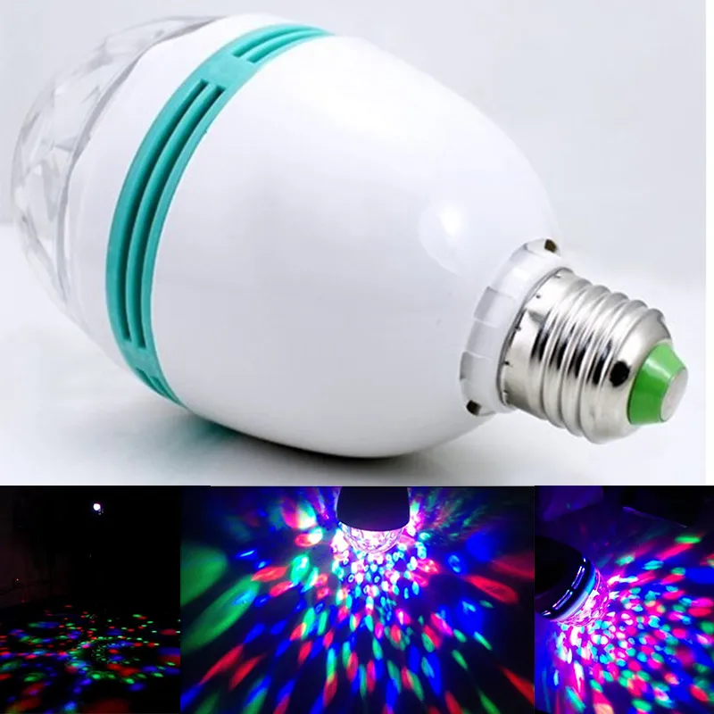 Proiettore Laser Bulb RGB led illuminazione scenica lampadina magica effetti led e27 per la decorazione della lampada KTV BAR per la festa di compleanno di nozze di natale