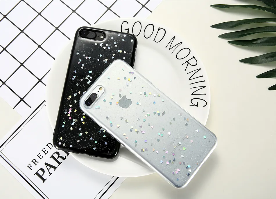Fashion Cute Case For IPhone Plus IPhone 6S Plus Bling Heart