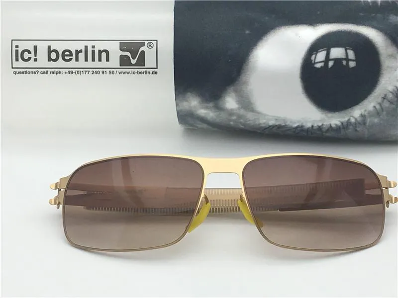 sunglasses germany designer sunglasses IC! Memory sunglasses for men oversize sun glasses removable stainless steel frame