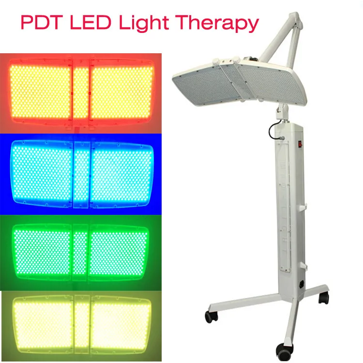 New LED Skin Rejuvenation 120mw High power Floor Standing Professional led pdt bio-light therapy machine Red light Blue light Infrared light therapy