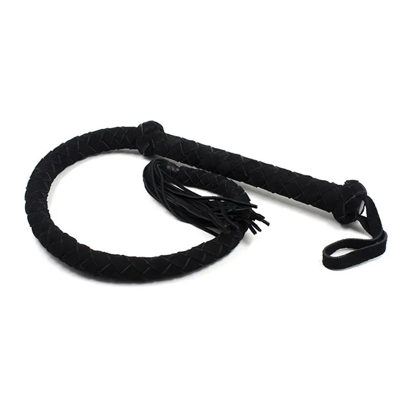 Frusta in vera pelle Flogger Ass Sculacciata Bondage Schiavo nel gioco adulti coppie Fetish Sex Toys donne e uomini 108 CM8148934