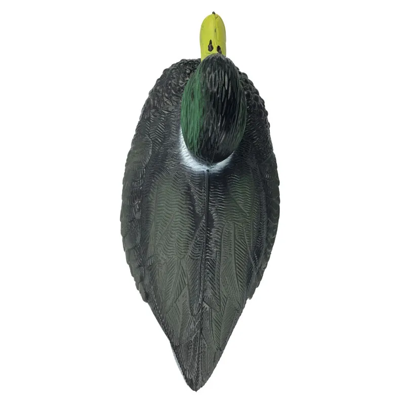 Tourbon Vivid Carved Plastic Mallard Male Duck Decoent Ornament Målade 3D Animal Bait Hunt Accessories8133911