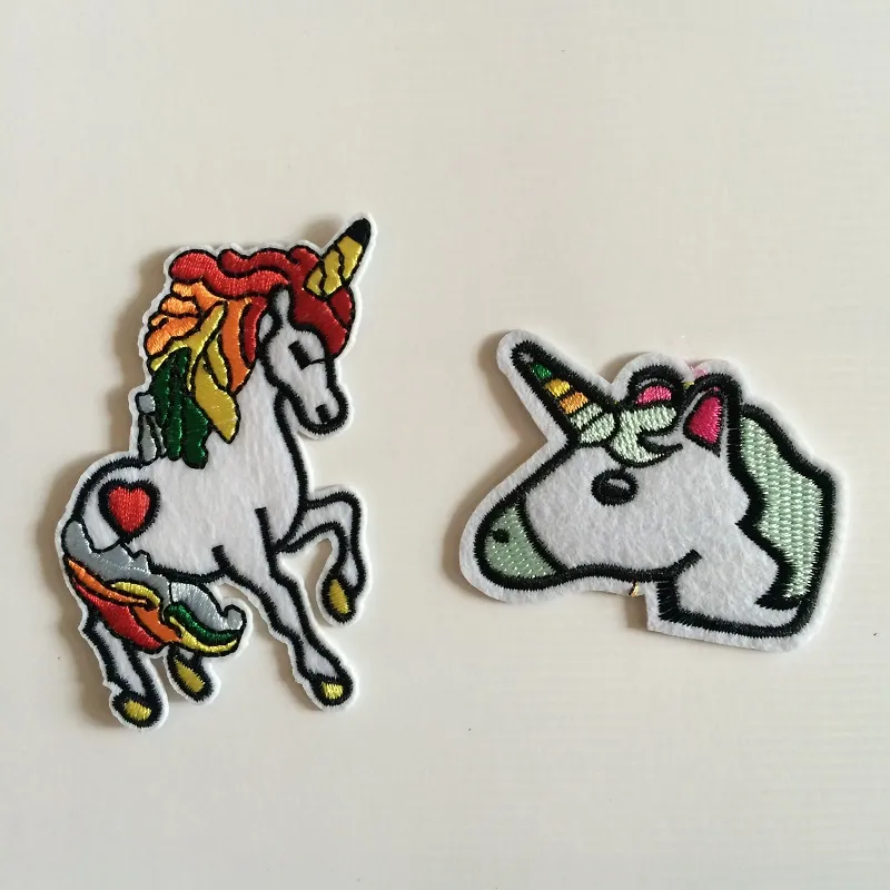 Adult Unicorn Pajamas Costume Patches,Fabric Embroidery Unicorn Clothes Patch,Sew On,Iron-on Patch,Appliques For Biker,Jackets