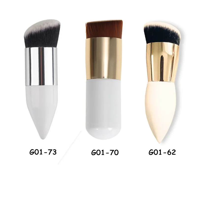 Stora runda Head Makeup Brushes 5 Stil Foundation BB Cream Powder Cosmetic Make Up Borstverktyg