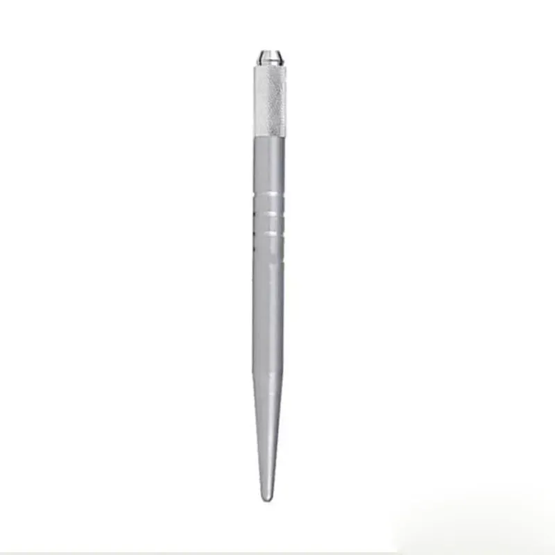 Hot silver professional permanent makeup pen 3D embroidery makeup manual pen tattoo eyebrow microblade 