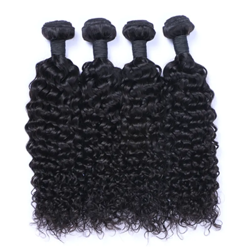 Best Quality Brazilian Hair Human Virgin Hair Weave Mongolian Malaysian Indian Peruvian Jerry Curly Hair Extension Unprocessed 