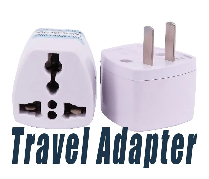 Högkvalitativ reseladdare AC Elström UK AU EU till USA Plug Adapter Converter Universal Power Plug Adaptador Connector