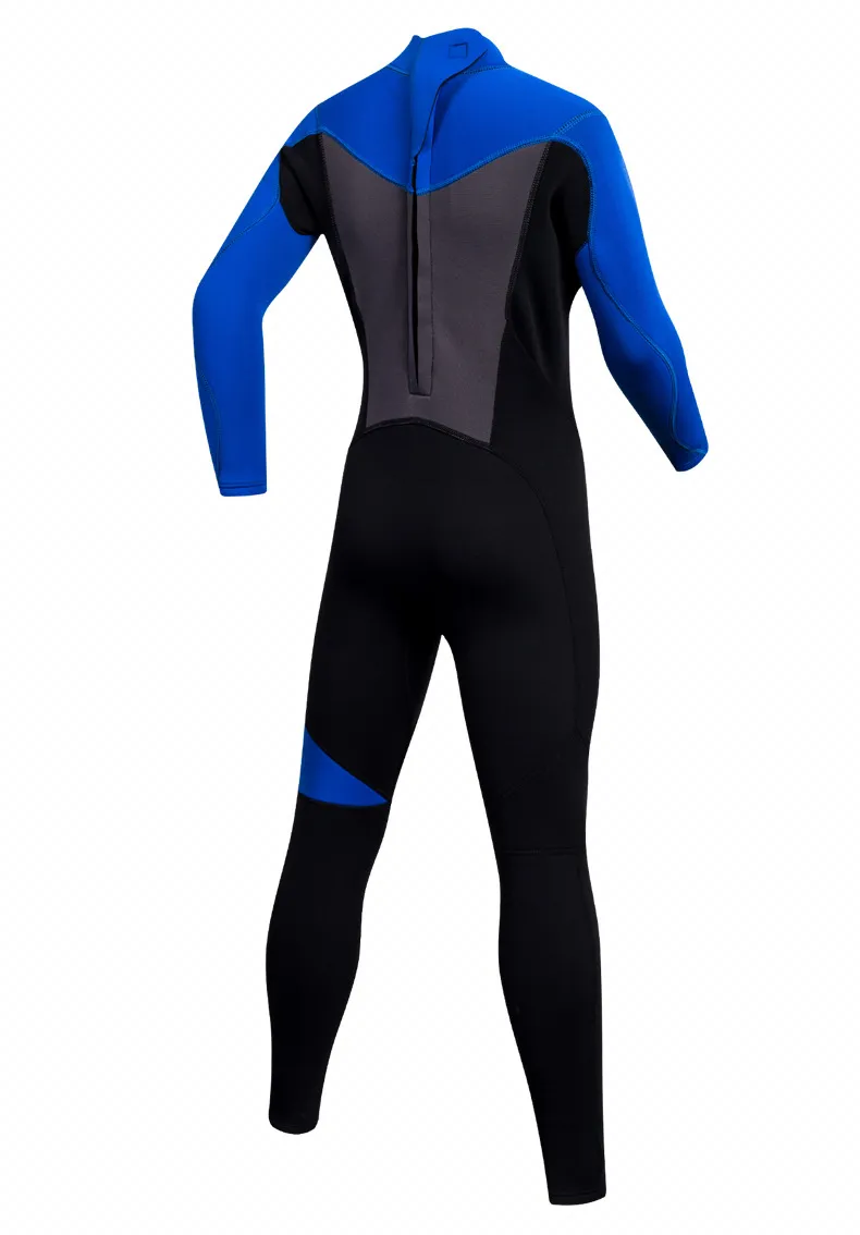 Новый цельный гидрокостюм для дайвинга с длинными рукавами 2 мм, одежда для мальчиков и девочек, одежда для серфинга, купальные костюмы 4591040