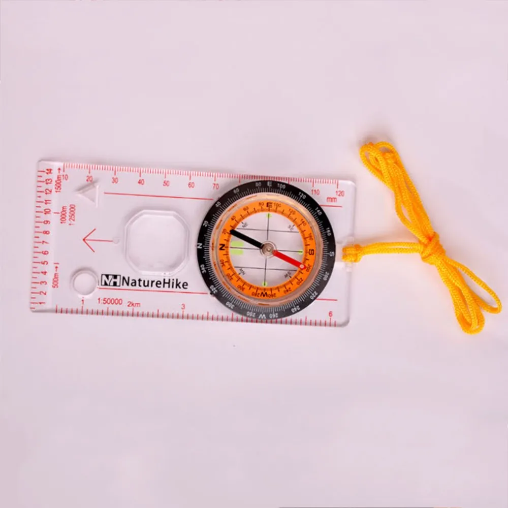 NH15A001-F HOT Transparent Compass Direction Guide Orientierungslauf Scouts Armee Überleben Camping im Freien im Freien