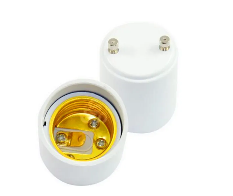 Adaptateur de douille de support de base de lampe GU24 à E27, convertisseur GU24 mâle à E27 femelle pour ampoules à led