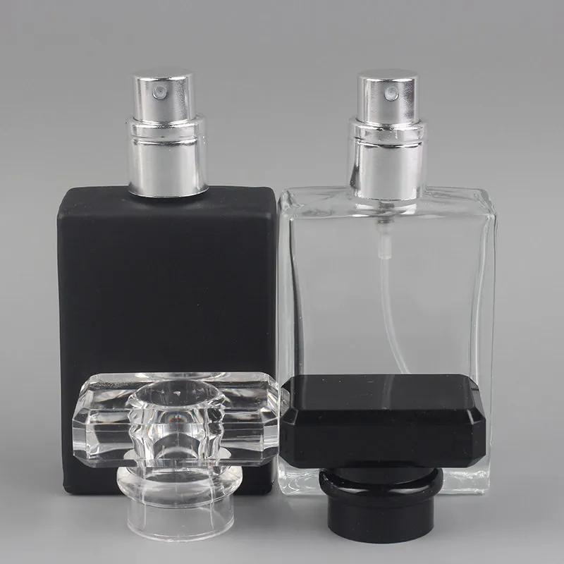 30ml verre transparent bouteille vide bouteille de parfum atomiseur vaporisateur peut être rempli bouteille vaporisateur taille de voyage portable F3058