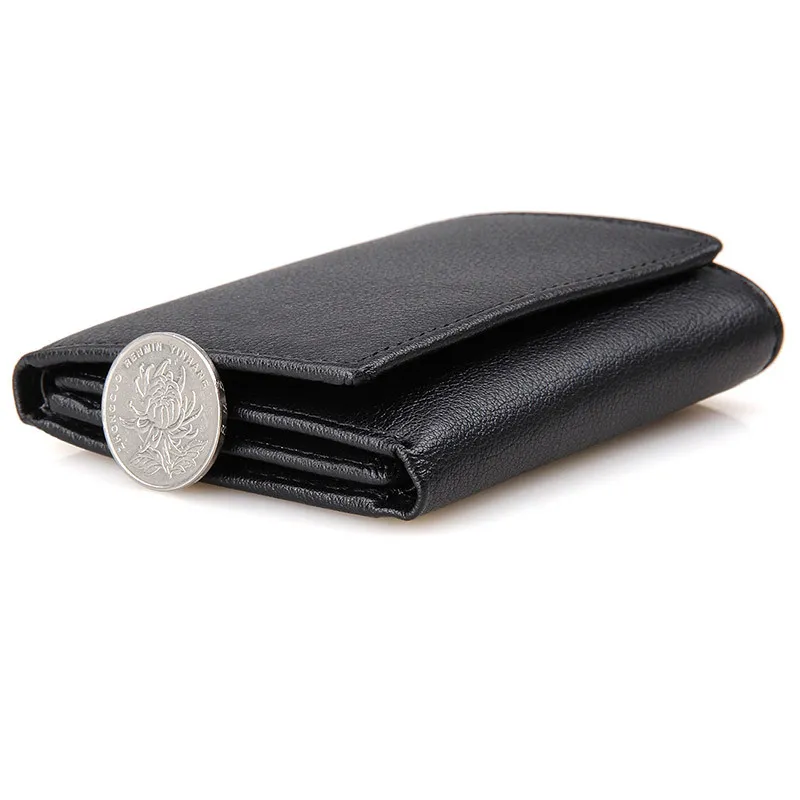 محافظ الهدايا للرجال جلد محفظة محفظة RFID مصمم محافظ فاخرة محفظة جلد طبيعي محافظ الرجال
