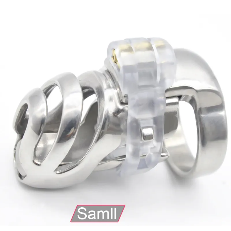 Nouveau design 3D en acier inoxydable 316L, petits appareils masculins, Cage à bite, anneau de pénis, serrure à pénis, ceinture fétiche pour hommes 6358896