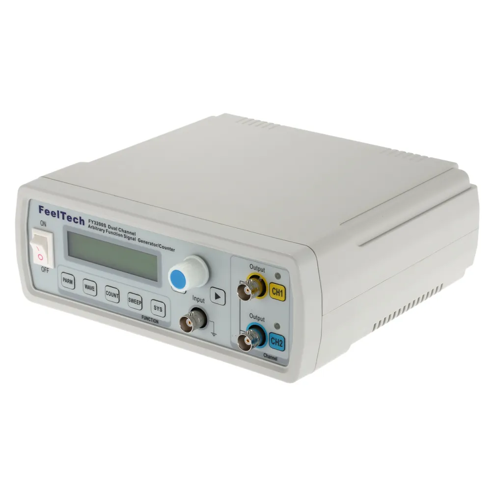 Freeshipping High Precision Digital DDS Funktion Signal Källgenerator Arbiträr vågform / Pulsfrekvensmätare 12BIT 24MHz Dual-Channel