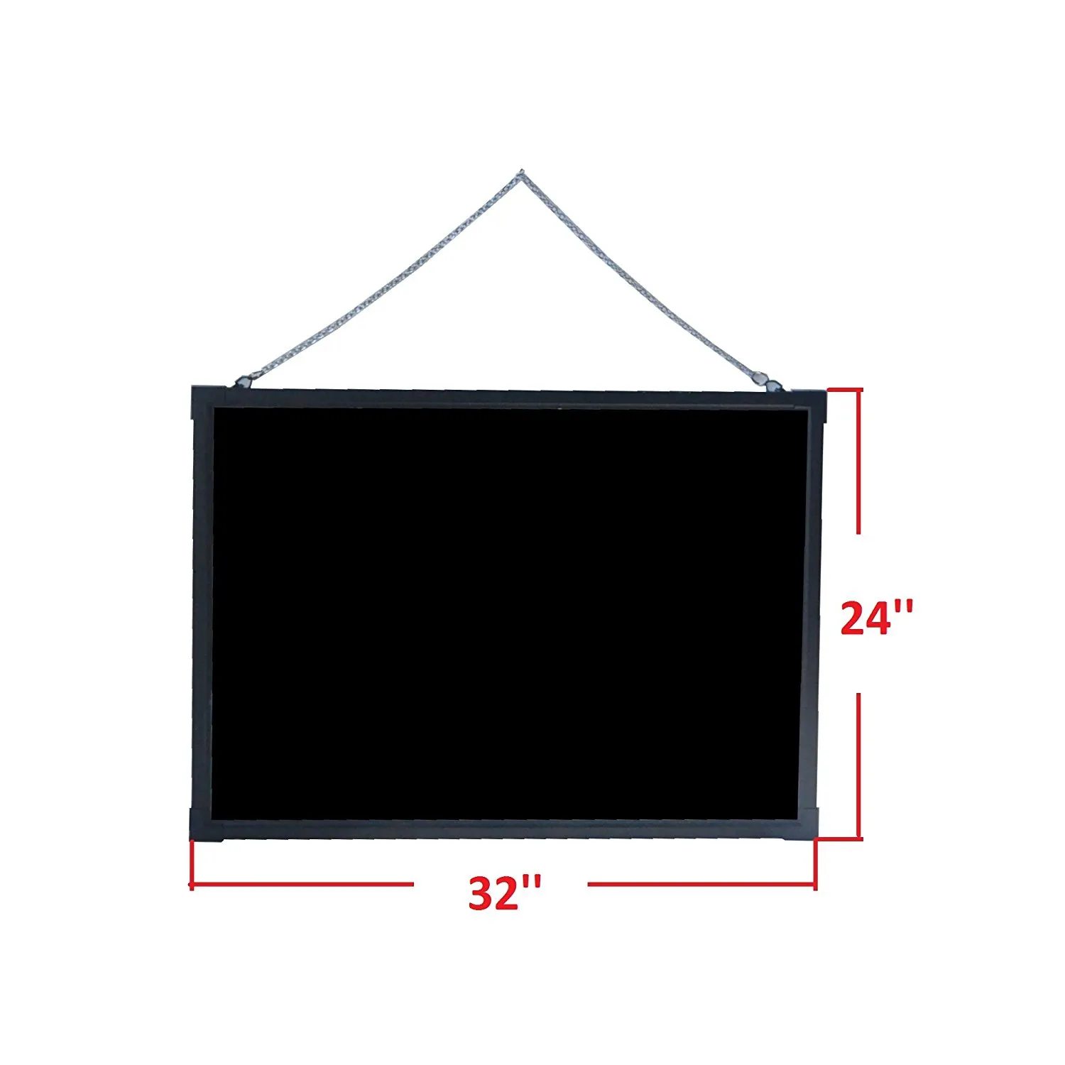 24'' x 16 Restaurant Message Menu Sign Illuminated Erasable Acrylic Panel  Neon Florescent LED Writing Board with Pens