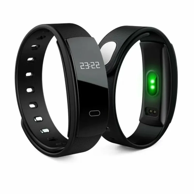 QS80 Smart Polsband Bloeddruk Armband Hartslag Fitness Slaap Meet Waterdichte Call Tracker voor Android iOS iPhone Phone PK Miband