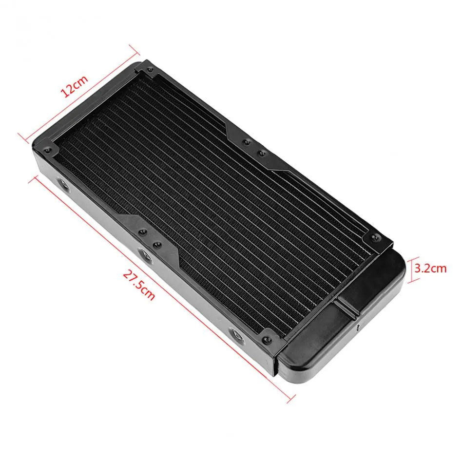 240mm G1/4 Aluminum Computer Radiator With Water Cooler 240mm Argb And ...