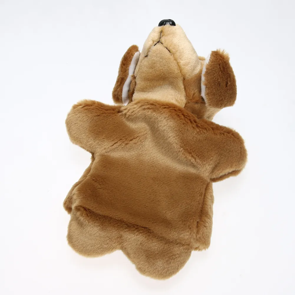 Burattino a mano cani Adorabile cartone animato cane burattino a mano bambini educativi bambola morbida animali giocattoli bambini1322682