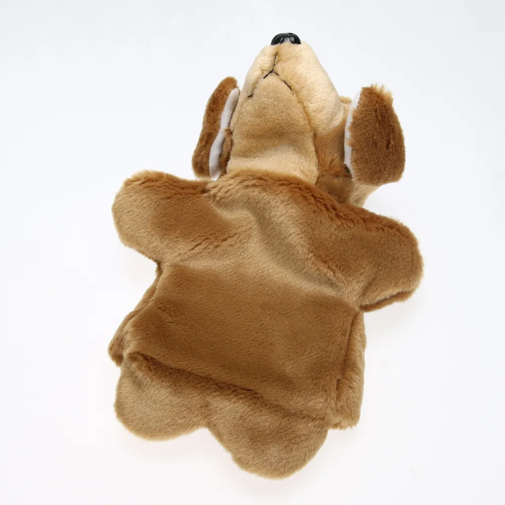 Hund Handpuppe Entzückende Cartoon Hund Handpuppe Kinder Pädagogisches Weiche Puppe Tiere Spielzeug für Baby Kinder4786121