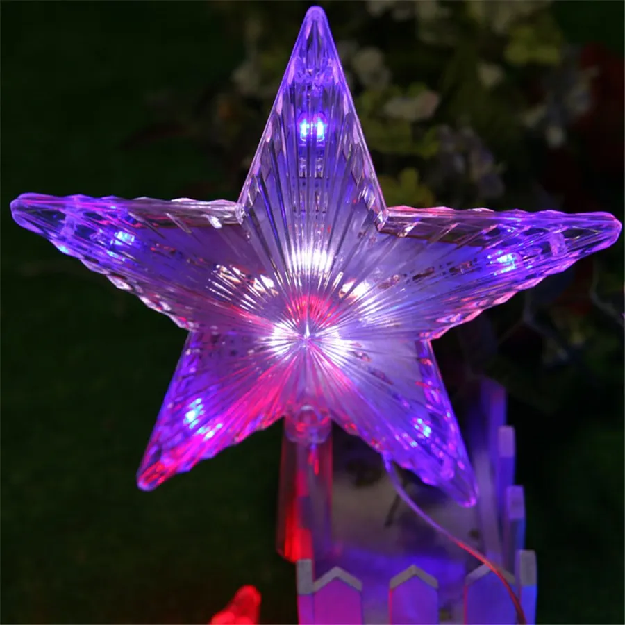 Modi Flash RGB 20CM Big Star Licht Wasserdicht Fairy LED String Lichter AC110V-220V Für Weihnachten Party Hochzeit Dekoration