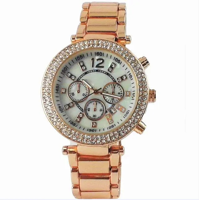 20% off Top 10 M brand diamond Japan movement quartz wrist Gold stainless steel Relojes Business fashion Men women Top quality wri1711