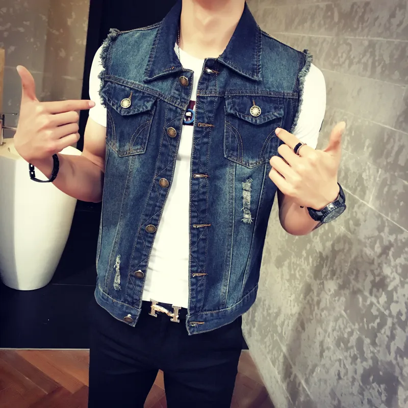 Denim vest best sale wholesale