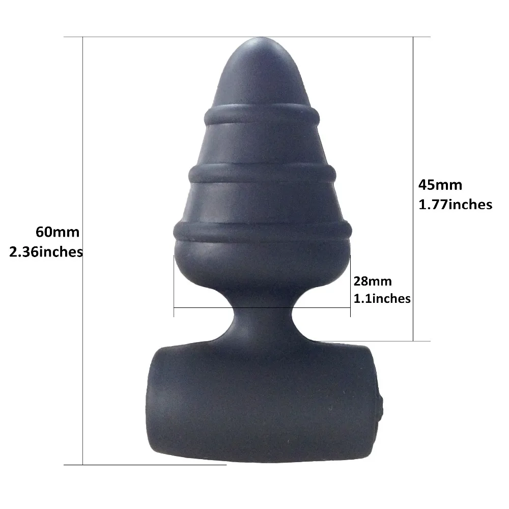 Anal Vibrators Smart Layer Black Silicone Butt Plug ,... From Zhengrui08,  $1.12 | DHgate.Com