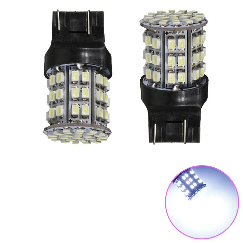 Feeldo Beyaz 12V T20 7443 64SMD 1206LED ARAÇ Otomatik Turn fren Sinyal Kuyruğu LED Ampul 15902854835