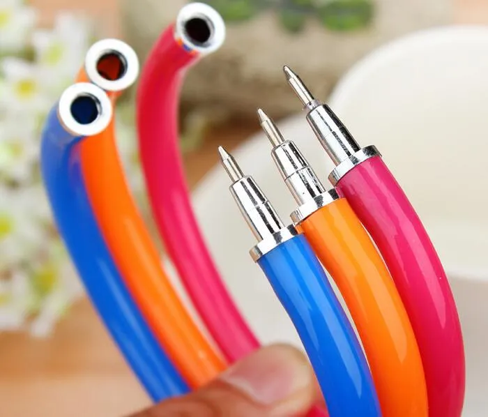 Flexible Cute Soft Plastic Bangle Bracelet Ballpoint Pens School Office Supplies Birthday Gift G644