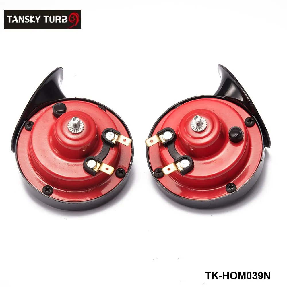 TANKKY - 1 Paar 12 V 110DB 510Hz Auto Truck Dual Snail Horn Hoge Auto Motorvoertuig TK-HOM039N.