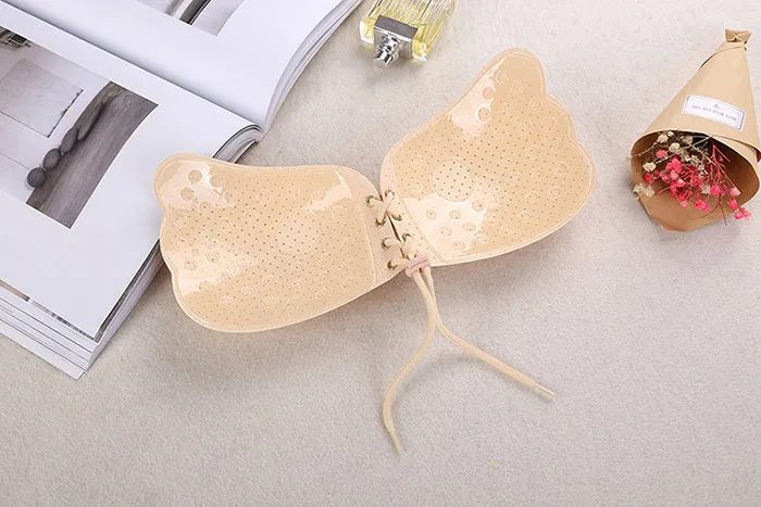 New arrival Butterfly Wing Invisible Bra Self Adhesive Silicone Invisible Push-up Bras for Women A B C D 