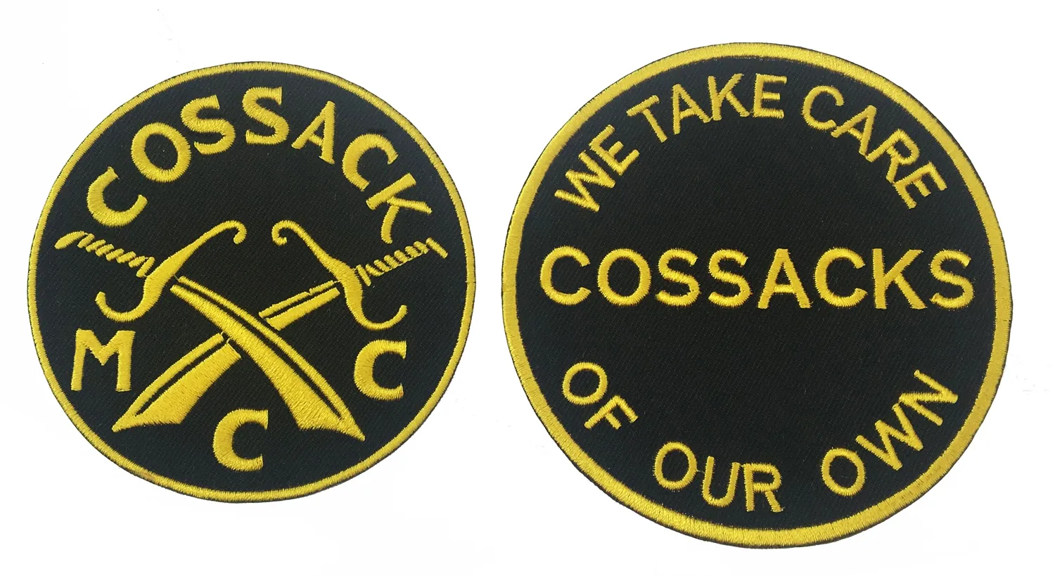 Новое прибытие Cossacks Texas MC Embroidered Iron-One Sew на байкерском наездке Patch Patch