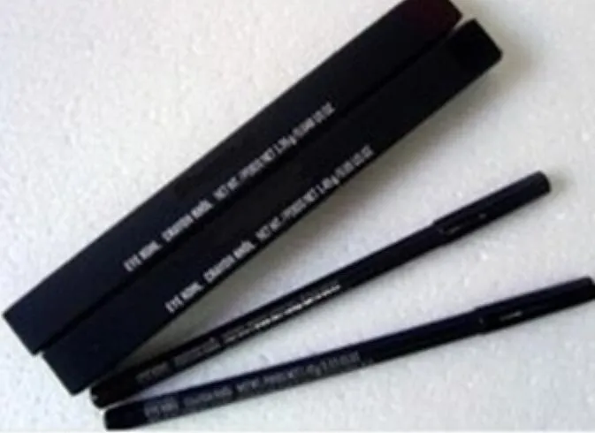 30 st gratis gåva + gratis frakt varm hög kvalitet bästsäljande nya produkter svart eyeliner penna öga kohl med låda 1,45g