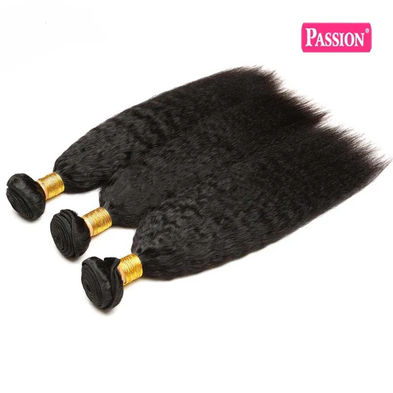 8a Brazylijskie perwersyjne proste dziewicze włosy Weave 3 wiązki 100 przedłużenie włosów ludzkich Brazylijskich Brazylijskich Włosów Grube Yaki7093778