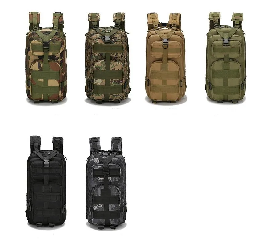 Bolsa de campamento de senderismo de alta calidad 30L Tactical Tactical de trekking mochila mochila mochilas atacadas mochilas al aire libre