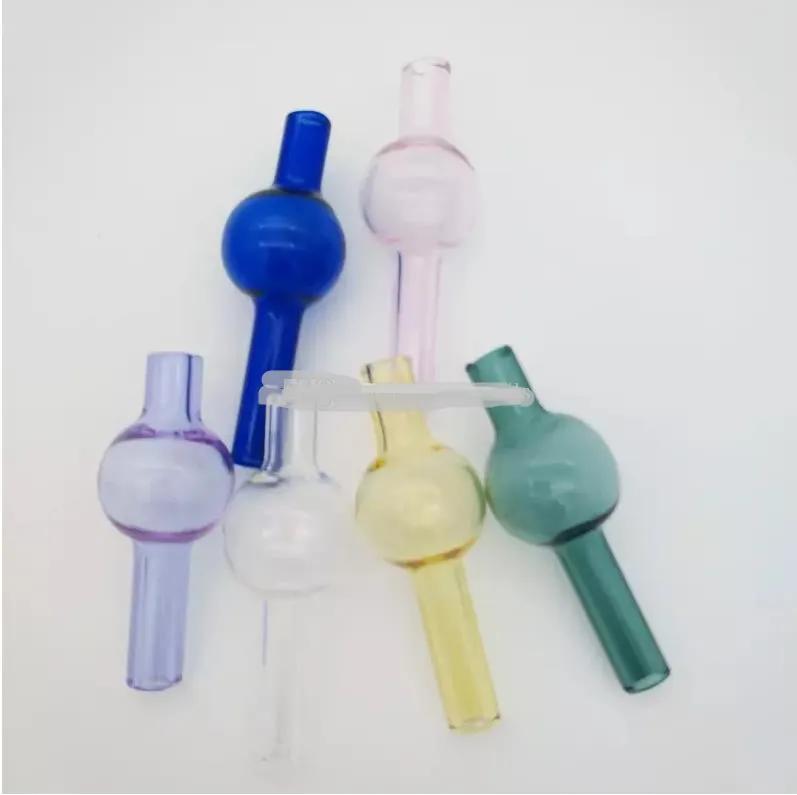 Colorful Glass Ball Carb Cap Bubble For glass Thermal Banger Thermal Banger Nail Glass Water Pipes Oil Rigs