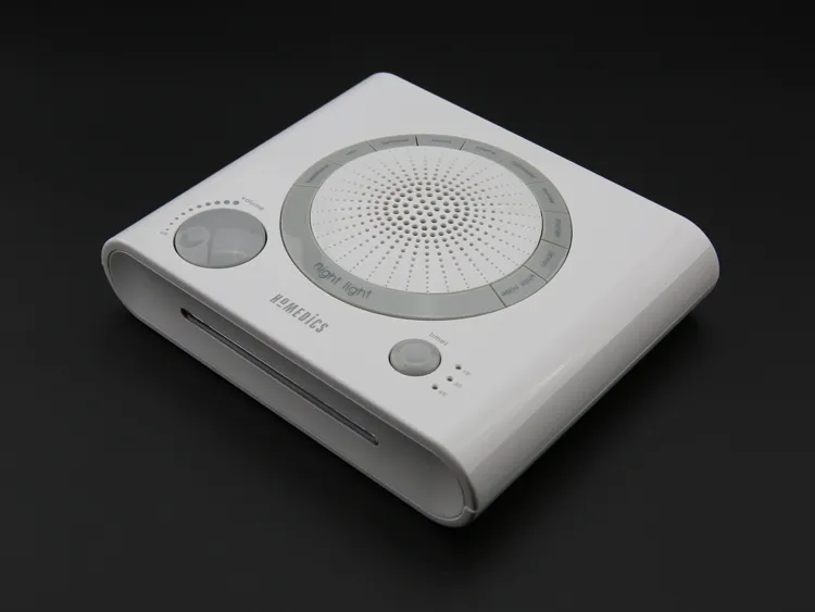 White Homedics SoundSpa Modell SS-1500-2 (10 Sounds) Sound Spa Relaxationsmaschine 10 Naturschlaf Baby