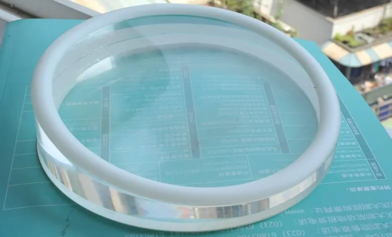 Visor de cristal de computador plano Desktop Crystal acrílico Transparente Bande