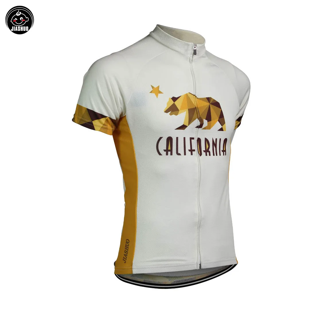 California Bear Classical New Mountain Road Race Bike Pro Cycling Jersey koszulki Tops Odzież oddech Air Jiashuo Multi3825956