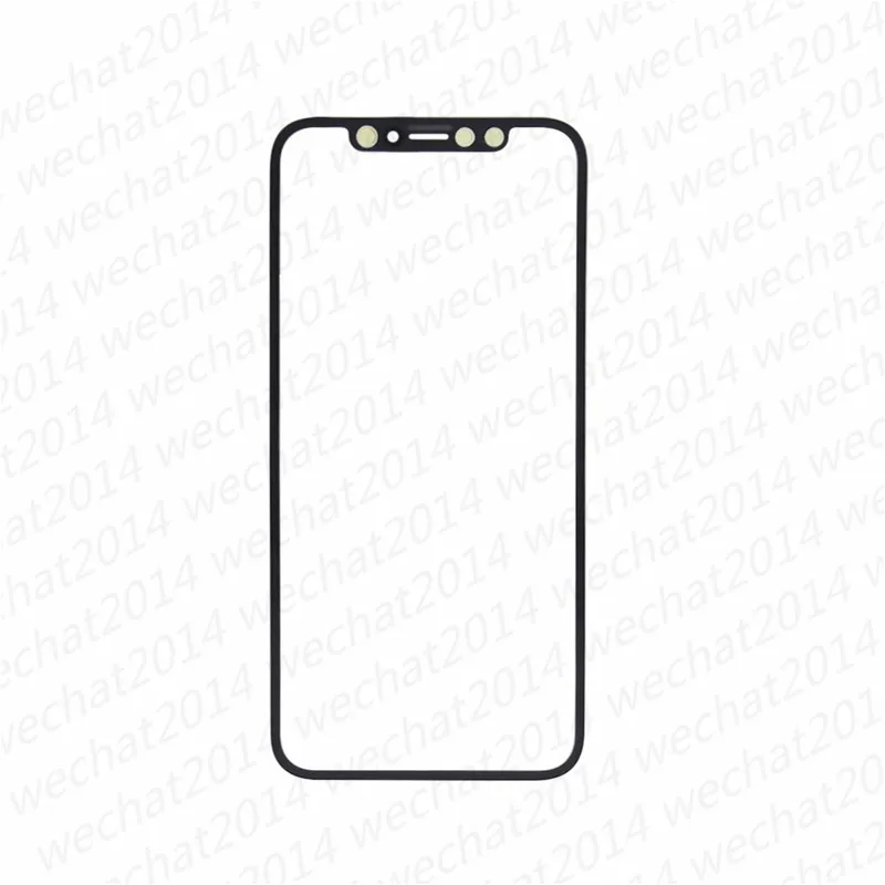 iPhone x 5.8inch 무료 DHL에 대 한 프론트 바깥 쪽 터치 스크린 유리 렌즈 교체